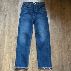 Re/Done Classic Blue Denim Jeans